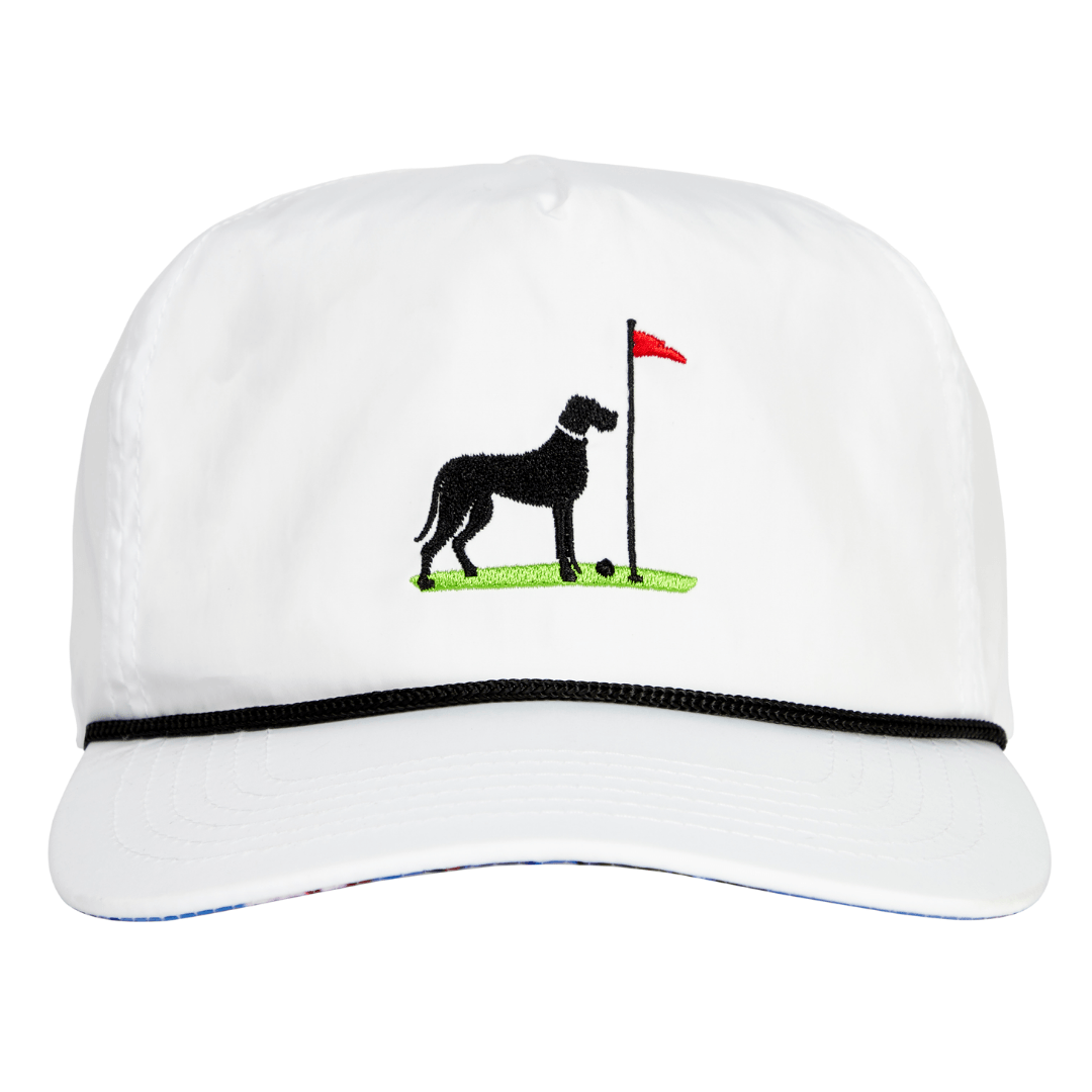 Big Dog Rope Hat - All White Proud 90 
