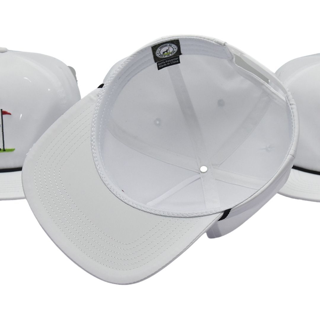 Bogey Golfer Rope Hat - All White Proud 90 