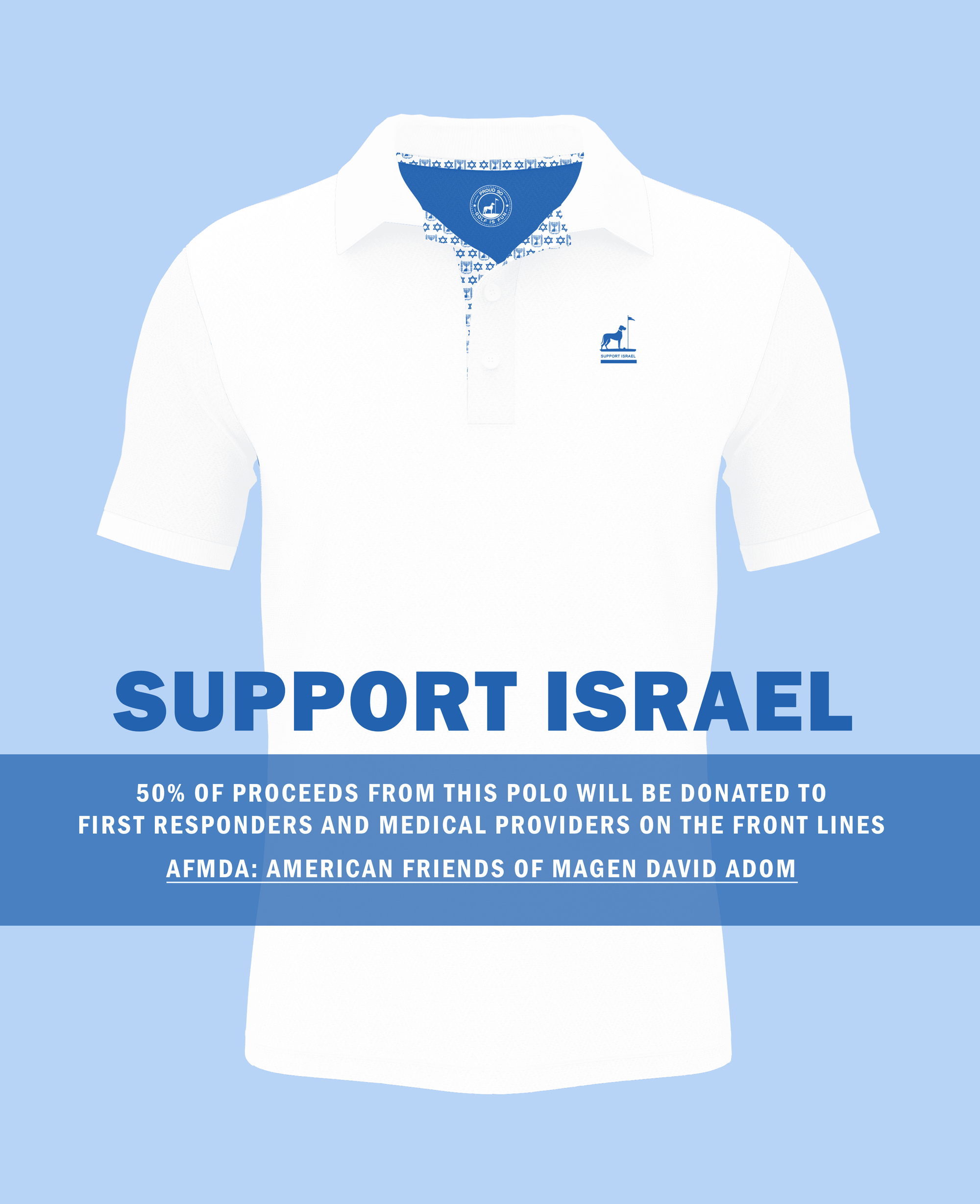 Taking Action for Israel: Join us in making a difference Men's Forever Collection Proud 90 
